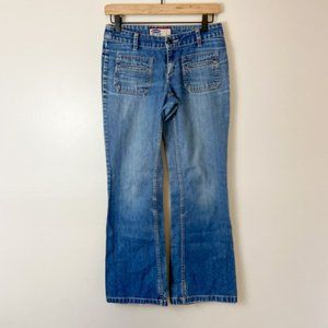OLD NAVY Mid Rise Flare Denim Jeans